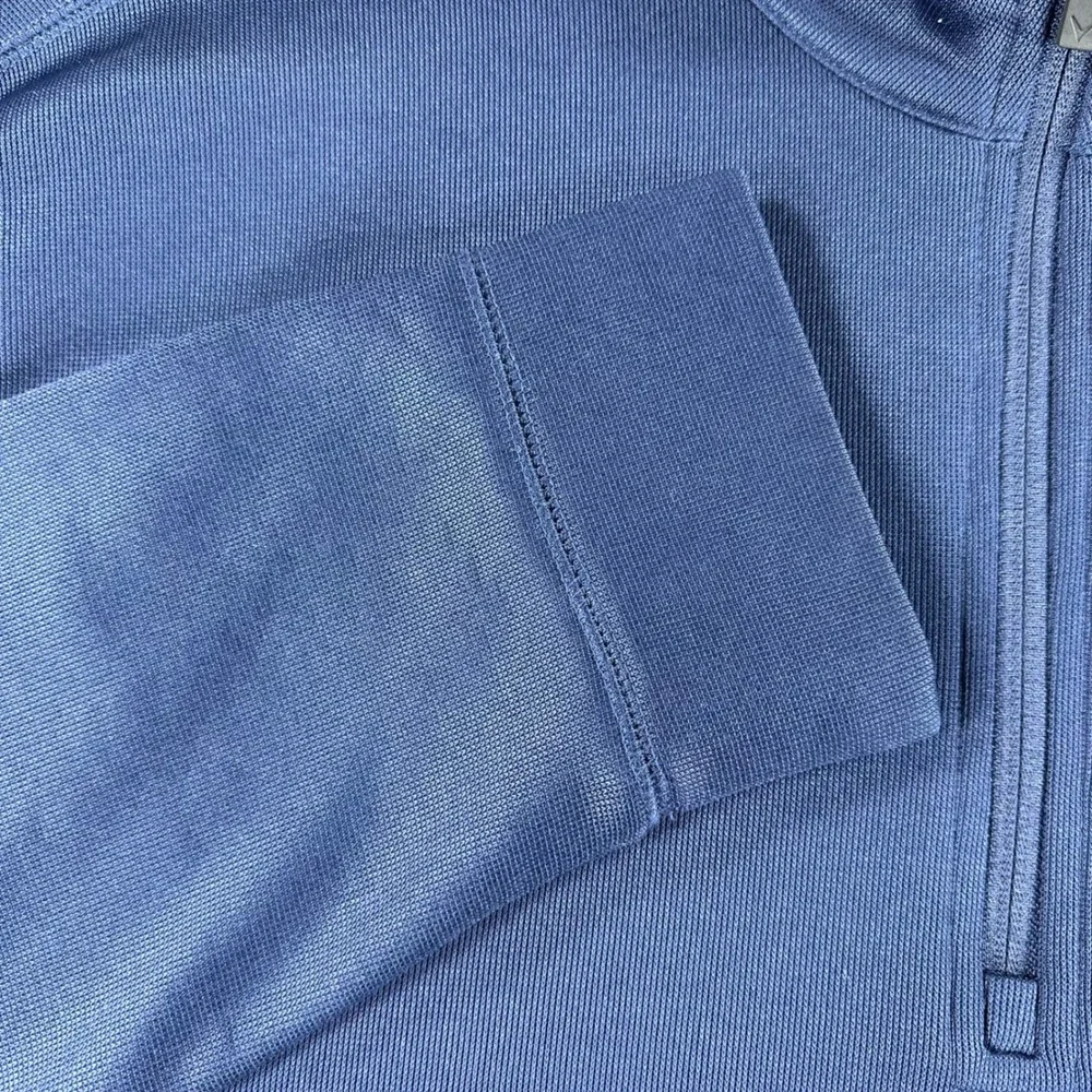 Callaway 1/4 Zip Pullover Mens XXL 2XL Blue Fleece Lined Golf Sweatshirt Jacket‎